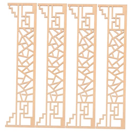 Mikinona 4 Stück Miniatur Puppenhaus Zubehör für DIY Möbel und Dekorative Ornamente für Kleine Haus Szenen Deko Mikinona 4 Stück Miniatur Puppenhaus Zubehör für DIY Möbel und Dekorative Ornamente für Kleine Haus Szenen Deko von Mikinona