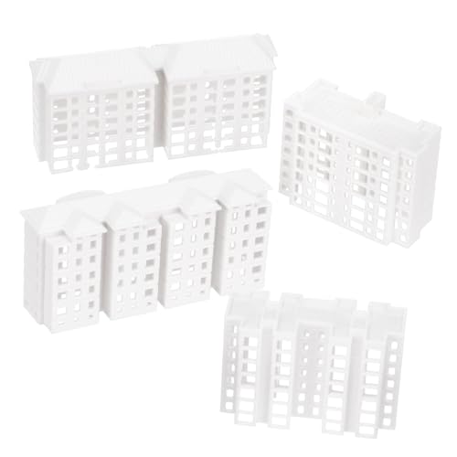 Mikinona 4 Stück Miniatur Wohnhaus Modell Teiliges Kunststoff Micro Landschaftsdekoration Realistische Miniaturgebäude für Sandtisch und DIY Mikinona 4 Stück Miniatur Wohnhaus Modell Teiliges Kunststoff Micro Landschaftsdekoration Realistische Miniaturgebäude für Sandtisch und DIY von Mikinona