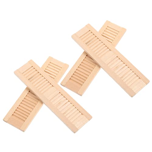 Mikinona 4 Stück Miniaturmöbel für Puppenhäuser Teiliges mit Fensterjalousien für Kreative Spielwelten für Kinderzimmer und Dekoration Mikinona 4 Stück Miniaturmöbel für Puppenhäuser Teiliges mit Fensterjalousien für Kreative Spielwelten für Kinderzimmer und Dekoration von Mikinona