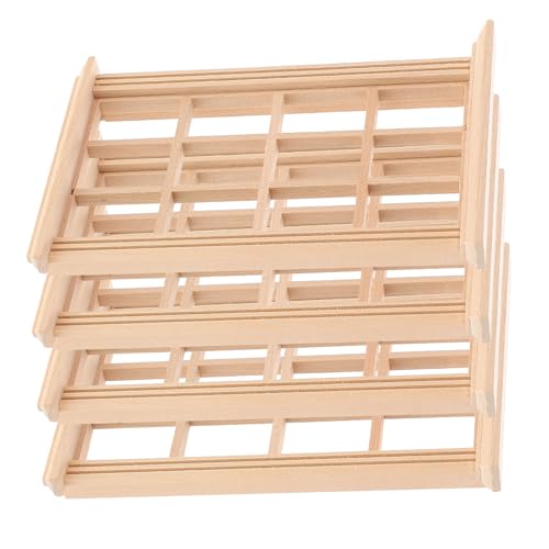 Mikinona 4 Stück Puppenhaus Dekoration DIY Bastelset für Miniaturhäuser Realistisches Design für Puppenhaus Zubehör und Kreative Handarbeit Mikinona 4 Stück Puppenhaus Dekoration DIY Bastelset für Miniaturhäuser Realistisches Design für Puppenhaus Zubehör und Kreative Handarbeit von Mikinona