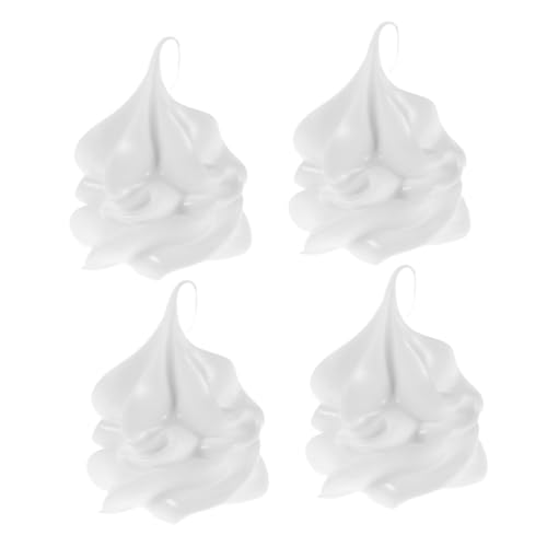 Mikinona 4 Stück Realistische Künstliche Eiskugel Dekorationen Täuschend Echte Eiscreme Attrappen für Küchenschränke Ladengeschäfte Schaufenster und Dessertpräsentationen Weiß Mikinona 4 Stück Realistische Künstliche Eiskugel Dekorationen Täuschend Echte Eiscreme Attrappen für Küchenschränke Ladengeschäfte Schaufenster und Dessertpräsentationen Weiß von Mikinona