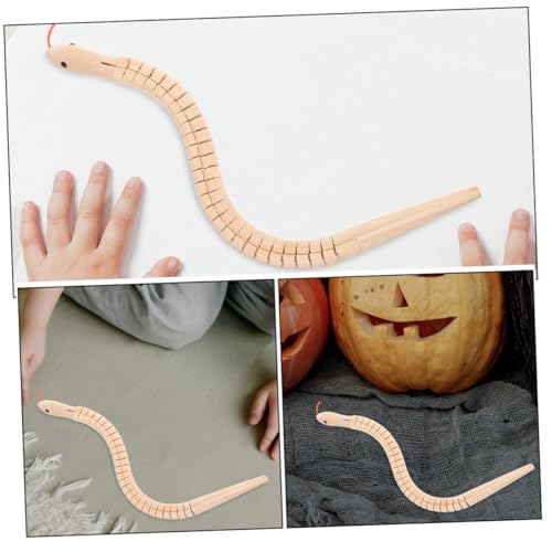 Mikinona 4 Stück Teiliges Blanko Holzschlangen Bastelset Flexible Gelenkige Schlangenspielzeuge zum Bemalen für Detaillierte Tiermodelle Kreatives DIY Holzschlangen Kunstprojekt Mikinona 4 Stück Teiliges Blanko Holzschlangen Bastelset Flexible Gelenkige Schlangenspielzeuge zum Bemalen für Detaillierte Tiermodelle Kreatives DIY Holzschlangen Kunstprojekt von Mikinona