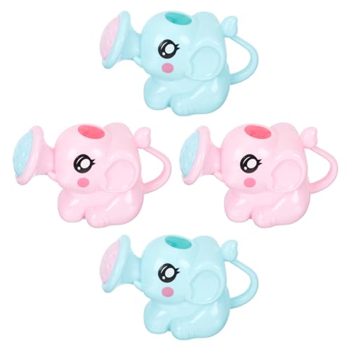 Mikinona 4 Stück Teiliges Cartoon Badewannenspielzeug mit Kleinen Gießkannen für Leichte Kunststoff Wasserspritzspielzeuge in Rosa und Hellblau Geeignet zum Plantschen und Gießen von Mikinona 4 Stück Teiliges Cartoon Badewannenspielzeug mit Kleinen Gießkannen für Leichte Kunststoff Wasserspritzspielzeuge in Rosa und Hellblau Geeignet zum Plantschen und Gießen von von Mikinona