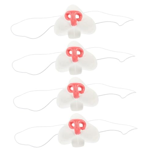 Mikinona 4 Stück Teiliges Cosplay Hasen Nasen Leichte Bequeme Tierkostüm Requisite für Kostümpartys Halloween Ostern und Bühnenauftritte Langlebiges Material Realistisches Design Mikinona 4 Stück Teiliges Cosplay Hasen Nasen Leichte Bequeme Tierkostüm Requisite für Kostümpartys Halloween Ostern und Bühnenauftritte Langlebiges Material Realistisches Design von Mikinona