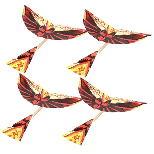 Mikinona 4 Stück Teiliges DIY Gummiband Betriebenes Ornithopter Vögel Spielzeugset für Lernspielzeug Koordination und Kritischem für Eltern Aktivitäten im Freien von Mikinona