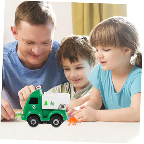 Mikinona 4 Stück Teiliges DIY Müllwagen mit Schraubwerkzeug Sanitation Truck Bausatz Pädagogisches Umweltbewusstseins Fahrzeug Robustes und Detailgetreues Schraubauto für Zufällige Farbe Mikinona 4 Stück Teiliges DIY Müllwagen mit Schraubwerkzeug Sanitation Truck Bausatz Pädagogisches Umweltbewusstseins Fahrzeug Robustes und Detailgetreues Schraubauto für Zufällige Farbe von Mikinona