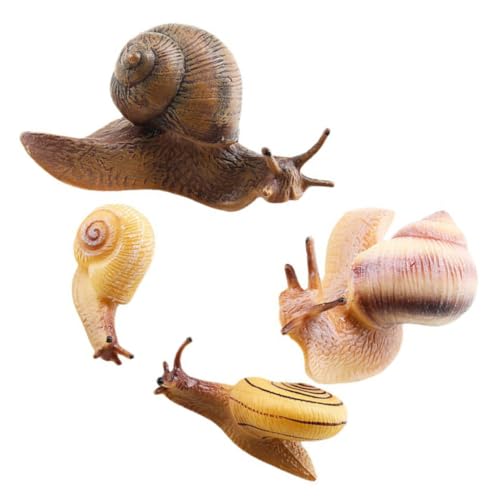 Mikinona 4 Stück Teiliges Garten Schnecken Figuren Realistische Tiermodelle für Bildung und Dekoration Detailreiche Gartendeko Außen und Tortendeko für Kindergeburtstag Vielseitig Mikinona 4 Stück Teiliges Garten Schnecken Figuren Realistische Tiermodelle für Bildung und Dekoration Detailreiche Gartendeko Außen und Tortendeko für Kindergeburtstag Vielseitig von Mikinona