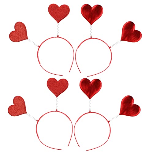 Mikinona 4 Stück Teiliges Haarreifen mit für Valentinstag Leicht und Bequem für Kostümpartys und Besondere Anlässe Mikinona 4 Stück Teiliges Haarreifen mit für Valentinstag Leicht und Bequem für Kostümpartys und Besondere Anlässe von Mikinona