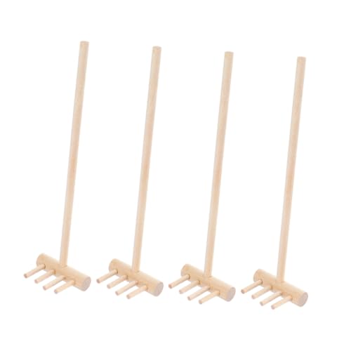 Mikinona 4 Stück Teiliges Mini Holzrechen für Sandtisch und Gartenwerkzeug Vielseitig Einsetzbar als Mini Sandkastenrechen Leicht zu Reinigen für Tischdekoration und Kleine Gartenarbeiten Mikinona 4 Stück Teiliges Mini Holzrechen für Sandtisch und Gartenwerkzeug Vielseitig Einsetzbar als Mini Sandkastenrechen Leicht zu Reinigen für Tischdekoration und Kleine Gartenarbeiten von Mikinona