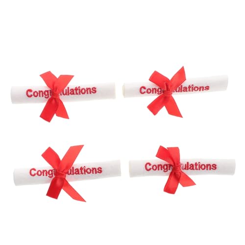Mikinona 4 Stück Teiliges Mini Zertifikat mit Stickrolle Niedliche Abschlussbären Accessoires für Abschlussfeier Dekoration Vielseitig für Sträuße Partydeko und Erinnerungsstücke Mikinona 4 Stück Teiliges Mini Zertifikat mit Stickrolle Niedliche Abschlussbären Accessoires für Abschlussfeier Dekoration Vielseitig für Sträuße Partydeko und Erinnerungsstücke von Mikinona