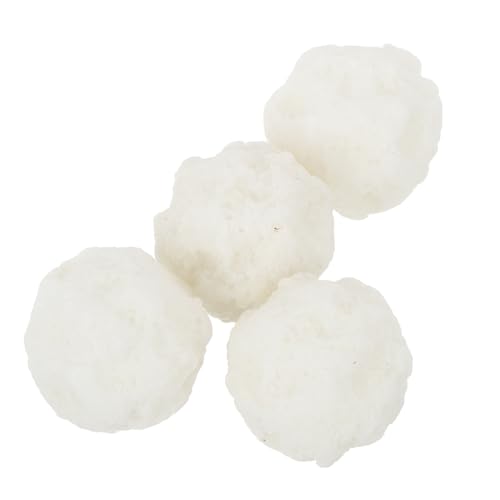 Mikinona 4 Stück Teiliges Mini schneeball DIY Bastelarbeiten Detailreiche Mikro Figuren für Winter Dekoration Platzsparend für Miniatur landschaften und Saisonale Akzente von Mikinona