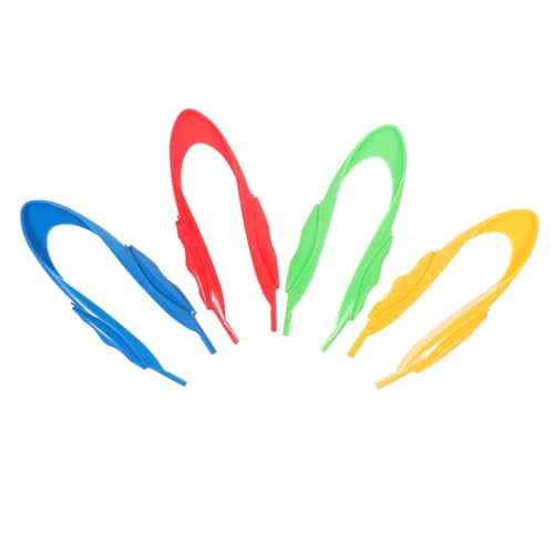 Mikinona 4 Stück Teiliges Pinzetten Montessori Lernspielzeug aus Stabilem Kunststoff Bunte Farben Feinmotorik für Schule und Naturerkundung Mikinona 4 Stück Teiliges Pinzetten Montessori Lernspielzeug aus Stabilem Kunststoff Bunte Farben Feinmotorik für Schule und Naturerkundung von Mikinona