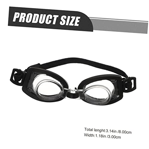 Mikinona 4 Stück Teiliges Puppen Mini Schwimmbrillen Winzige Schwimmbrille Puppenzubehör für Fotoshootings Leicht Stilvoll Robust als für Puppenliebhaber Zufällige Farbe von Mikinona