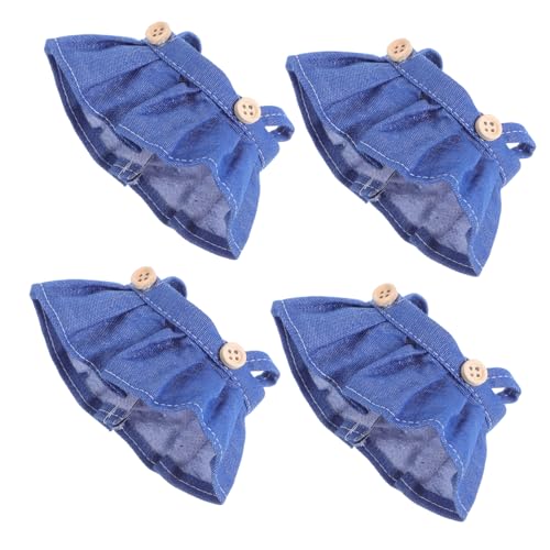 Mikinona 4 Stück Teiliges Puppenkleid Puppen Weicher Stoff-Overall Rock Passgenaues Kleidungsoutfit Strapazierfähiges Material Modisches Design für Vielseitige Sammlungen und Cosplay Mikinona 4 Stück Teiliges Puppenkleid Puppen Weicher Stoff-Overall Rock Passgenaues Kleidungsoutfit Strapazierfähiges Material Modisches Design für Vielseitige Sammlungen und Cosplay von Mikinona