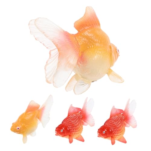 Mikinona 4 Stück Teiliges Realistische Koi Figuren aus Ungiftigem Kunststoff Schwimmende Aquarium Deko mit Lebensechten Details Kindersicheres Design für Teich und Fischbecken Dekoration Mikinona 4 Stück Teiliges Realistische Koi Figuren aus Ungiftigem Kunststoff Schwimmende Aquarium Deko mit Lebensechten Details Kindersicheres Design für Teich und Fischbecken Dekoration von Mikinona