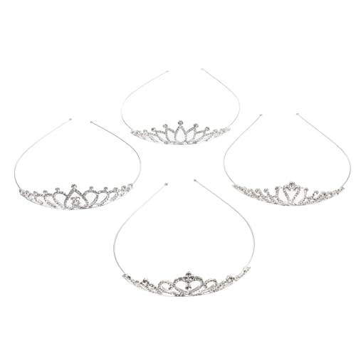 Mikinona 4 Stücke Haaraccessoires Tanzkrone Haarbänder mit Strass für Mädchen Stirnbänder für Geburtstagsfeiern und Besondere Anlässe Mikinona 4 Stücke Haaraccessoires Tanzkrone Haarbänder mit Strass für Mädchen Stirnbänder für Geburtstagsfeiern und Besondere Anlässe von Mikinona