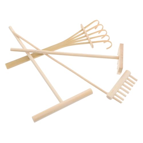 Mikinona 4 Stücke Mini Zen Garten Set Teiliges Holz Rechenwerkzeug für Sandgarten Tischdekoration Zen Garten Zubehör für Zuhause und Büro Geschenkidee für Entspannung und Mikinona 4 Stücke Mini Zen Garten Set Teiliges Holz Rechenwerkzeug für Sandgarten Tischdekoration Zen Garten Zubehör für Zuhause und Büro Geschenkidee für Entspannung und von Mikinona