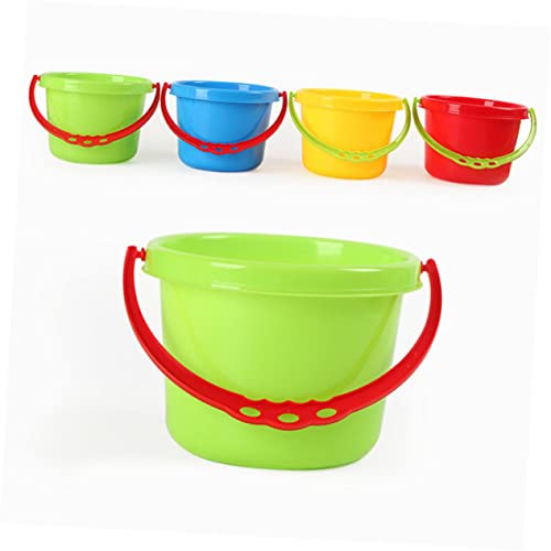 Mikinona 4 Teiliges Mini Strandeimer für Bunte Leichte Kunststoff Eimer mit Einfachem Griff für Sandspiel und Wasserspaß Geeignet für Outdoor Sandkasten und Kreative Mikinona 4 Teiliges Mini Strandeimer für Bunte Leichte Kunststoff Eimer mit Einfachem Griff für Sandspiel und Wasserspaß Geeignet für Outdoor Sandkasten und Kreative von Mikinona
