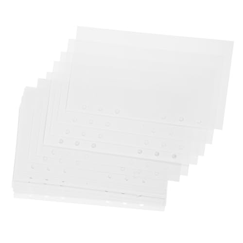 Mikinona 40 Blatt Stickeralbum Doppelseitiges Glattes Abnehmbares Trennpapier DIY Aufkleberhalter Organizer Scrapbook für Freunde und Bastelfans von Mikinona