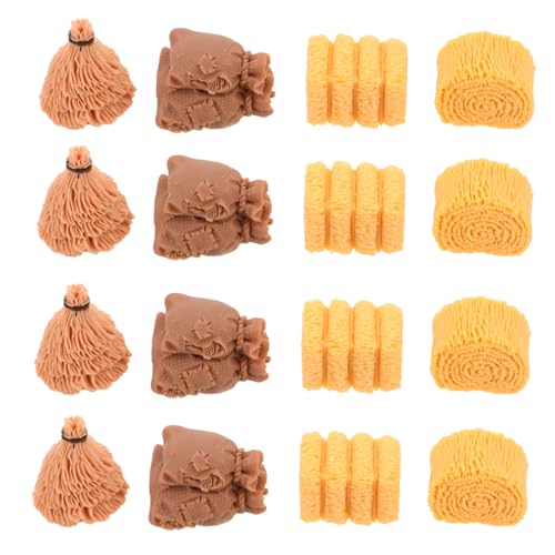 Mikinona 40 Stück Miniatur Heuballen aus Harz Naturgetreu Gefälschte Strohhaufen Vielseitige Dekoration für Sandtisch Puppenhaus DIY Bastelprojekte Rustikaler Bauernhof-miniaturschmuck Mikinona 40 Stück Miniatur Heuballen aus Harz Naturgetreu Gefälschte Strohhaufen Vielseitige Dekoration für Sandtisch Puppenhaus DIY Bastelprojekte Rustikaler Bauernhof-miniaturschmuck von Mikinona