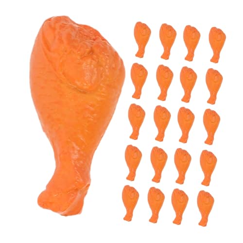 Mikinona 40 Stück Simulation Von Hühnerbeinen Mini-küchenmodellspielzeug Simulationsfutter Miniatur-Requisiten Für Essen Simuliertes Essensspielzeug Hühner Plastik Hellbraun Mikinona 40 Stück Simulation Von Hühnerbeinen Mini-küchenmodellspielzeug Simulationsfutter Miniatur-Requisiten Für Essen Simuliertes Essensspielzeug Hühner Plastik Hellbraun von Mikinona