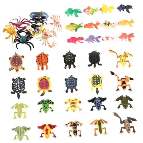 Mikinona 40 Stück Teiliges Tierfiguren Kunststoff Modellspielzeug Gemischt Leichte Realistische Meeresbewohner Dekoration Pädagogisch für Geschenk für Kleinkinder und Freunde Mikinona 40 Stück Teiliges Tierfiguren Kunststoff Modellspielzeug Gemischt Leichte Realistische Meeresbewohner Dekoration Pädagogisch für Geschenk für Kleinkinder und Freunde von Mikinona