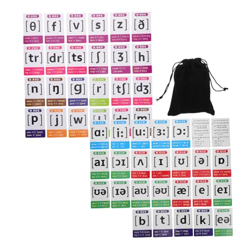 Mikinona 48 Stück Phonetik für Farbenfrohe Karten zur Sprachförderung und Buchstabenerkennung für Vorschule und Kindergarten Mikinona 48 Stück Phonetik für Farbenfrohe Karten zur Sprachförderung und Buchstabenerkennung für Vorschule und Kindergarten von Mikinona