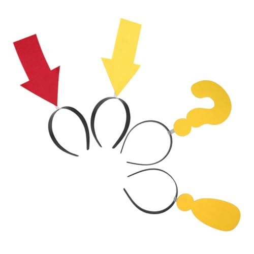 Mikinona 4Stücke Lustige Haaraccessoires mit Frage und Ausrufezeichen für Geburtstagsfeiern und Festivals Einzigartige Party Dekoration für Unvergessliche Fotos Mikinona 4Stücke Lustige Haaraccessoires mit Frage und Ausrufezeichen für Geburtstagsfeiern und Festivals Einzigartige Party Dekoration für Unvergessliche Fotos von Mikinona