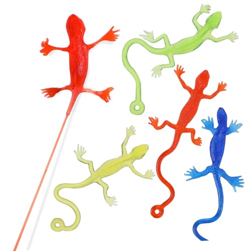 Mikinona 5 . Teiliges Dehnbares Eidechsen aus Weichem TPR Klebrige Squishy Figuren für Kindergeburtstag Partygeschenke Stressabbauendes Partyzubehör Mikinona 5 . Teiliges Dehnbares Eidechsen aus Weichem TPR Klebrige Squishy Figuren für Kindergeburtstag Partygeschenke Stressabbauendes Partyzubehör von Mikinona