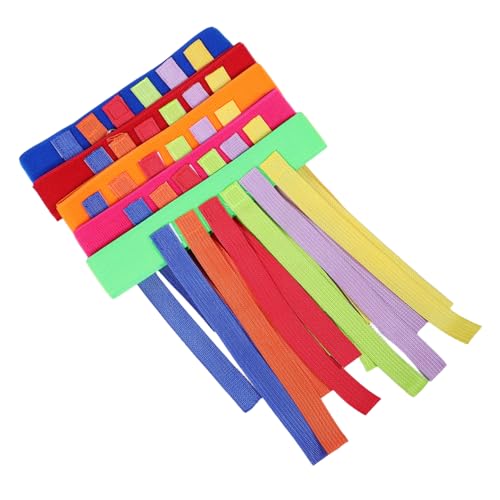 Mikinona 5 Stück Catch Tail Spielgürtel Kindergarten Spielgerät Motorik Sozialer Interaktion Bunte Gürtel für Feste Spielplätze Mikinona 5 Stück Catch Tail Spielgürtel Kindergarten Spielgerät Motorik Sozialer Interaktion Bunte Gürtel für Feste Spielplätze von Mikinona