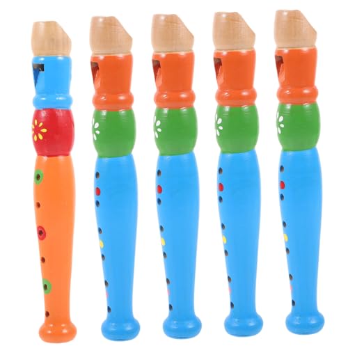 Mikinona 5 Stück Holzrekorderspielzeug Kleinkinder Musical Musikinstrumente Flöte Studentische Flöte Anfänger Klarinette Flöteninstrument Holz Flöte Für Kleine Flöte Mikinona 5 Stück Holzrekorderspielzeug Kleinkinder Musical Musikinstrumente Flöte Studentische Flöte Anfänger Klarinette Flöteninstrument Holz Flöte Für Kleine Flöte von Mikinona