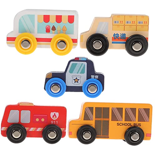 Mikinona 5 Stück Holzspielzeug Feuerwehr und Polizeiauto Teilig Langlebige Kinderfahrzeuge aus Hochwertigem Holz Farbenfrohe Miniaturautos Kreativität und Sozialkompetenz als für Jungen Mikinona 5 Stück Holzspielzeug Feuerwehr und Polizeiauto Teilig Langlebige Kinderfahrzeuge aus Hochwertigem Holz Farbenfrohe Miniaturautos Kreativität und Sozialkompetenz als für Jungen von Mikinona