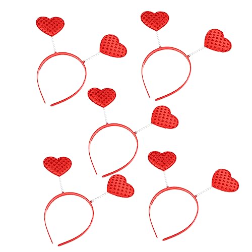 Mikinona 5 Stück Teiliges Haarreifen für Neujahr und Valentinstag Elastische Kopfbedeckung für Leicht und Bequem für Partys und Besondere Anlässe Mikinona 5 Stück Teiliges Haarreifen für Neujahr und Valentinstag Elastische Kopfbedeckung für Leicht und Bequem für Partys und Besondere Anlässe von Mikinona