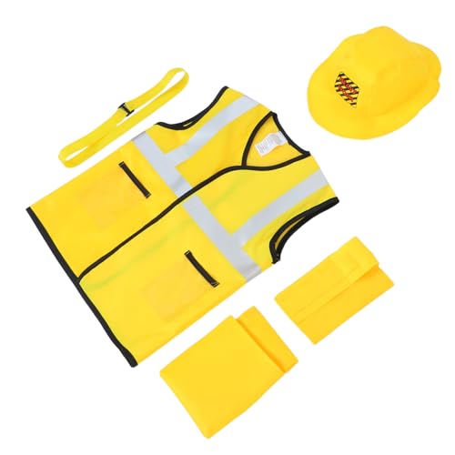 Mikinona 5 Stück Teiliges Kostüm mit Hut Weste und Werkzeugtasche Atmungsaktiv und Strapazierfähig für Faschings und Maskeradenparty Unisex Party Outfit für Jungen und Mädchen Mikinona 5 Stück Teiliges Kostüm mit Hut Weste und Werkzeugtasche Atmungsaktiv und Strapazierfähig für Faschings und Maskeradenparty Unisex Party Outfit für Jungen und Mädchen von Mikinona