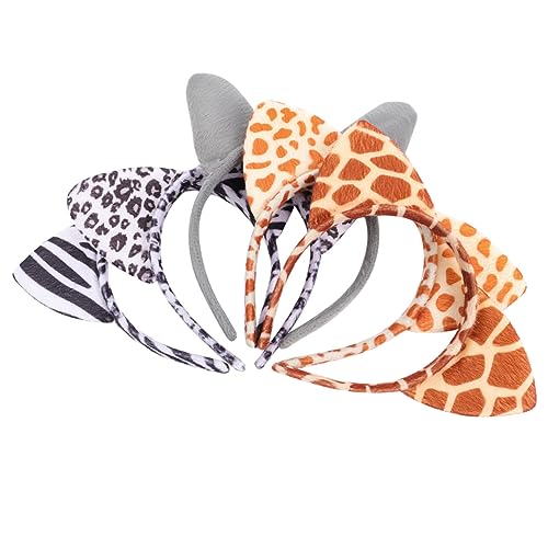 Mikinona 5 Stück Teiliges Leoparden Katzenohren Haarband Lustige Haarschmuck für Karneval Halloween Geburtstagsfeiern und Tanzpartys Weich und Angenehm für Damen Mikinona 5 Stück Teiliges Leoparden Katzenohren Haarband Lustige Haarschmuck für Karneval Halloween Geburtstagsfeiern und Tanzpartys Weich und Angenehm für Damen von Mikinona