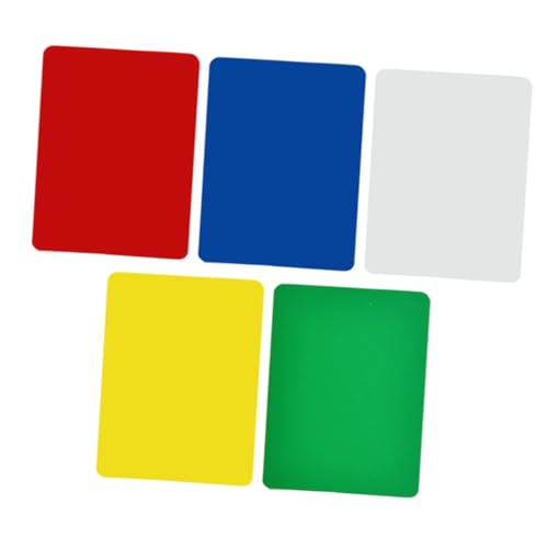 Mikinona 5 Stück Teiliges Poker Cut Card aus Stabilem Kunststoff Professionelles Pokerausteilungs Tool Langlebig Praktisch und Einfach zu Bedienen Geeignet für Desktop Spiele und Poker von Mikinona