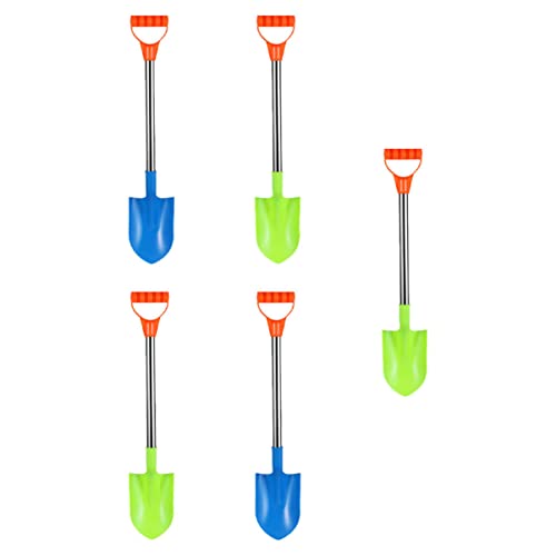 Mikinona 5 Stück Teiliges Sand Schneeschaufel mit Ergonomischem Holzgriff Rostfreiem Stahl rutschfest für Strand Garten und Spielplatz Bunte Farben Zufällig Geeignet für Zufällige Farbe Mikinona 5 Stück Teiliges Sand Schneeschaufel mit Ergonomischem Holzgriff Rostfreiem Stahl rutschfest für Strand Garten und Spielplatz Bunte Farben Zufällig Geeignet für Zufällige Farbe von Mikinona