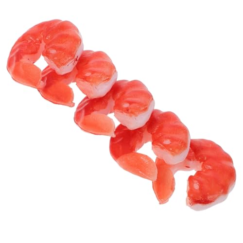 Mikinona 5 Stück Teiliges Shrimp Modell aus Robustem Kunststoff Realistische Garnelenfiguren als Dekoration und Fotografie Requisiten für Zuhause und Restaurant Vielseitig Einsetzbar und Mikinona 5 Stück Teiliges Shrimp Modell aus Robustem Kunststoff Realistische Garnelenfiguren als Dekoration und Fotografie Requisiten für Zuhause und Restaurant Vielseitig Einsetzbar und von Mikinona