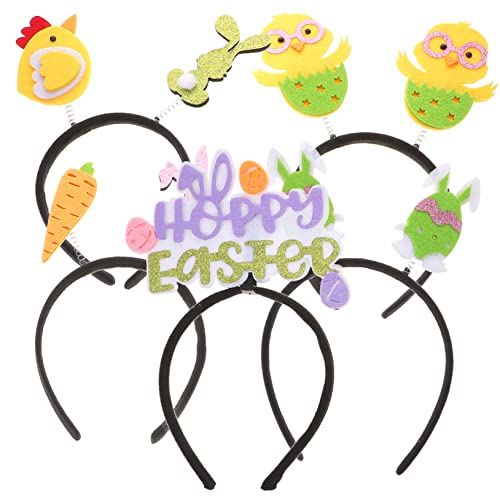 Mikinona 5 Stück Teiliges Stirnband mit Cartoon Design Party Haaraccessoires für Geburtstagsfeiern Leicht und Langlebig für Fotos und Festliche Anlässe von Mikinona