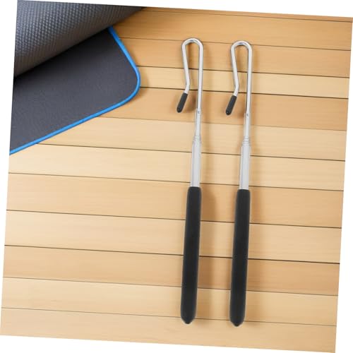 Mikinona 5 Stück Teiliges Verstellbare Metall Handpuppen Stäbe mit Ergonomischem Griff Leicht Geräuschlos Kompatibel für Kleine und Große Handpuppen für Bühnenperformance und Puppenzubehör von Mikinona