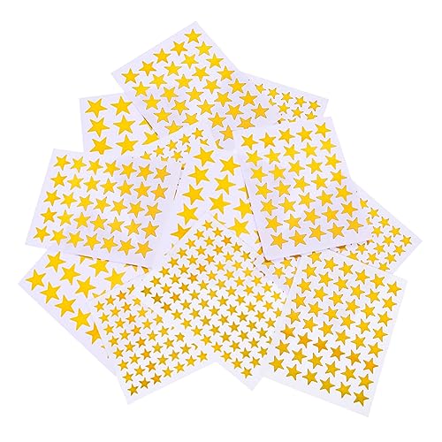 Mikinona 50 Blatt Selbstklebende Aufkleber Sichere Belohnungssticker Fein Gearbeitet Schadstofffrei für Kindergarten Schule und Motivationssysteme von Mikinona