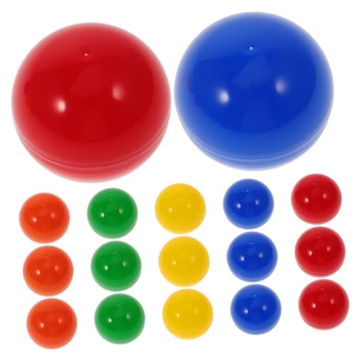 Mikinona 50 Stück Teiliges Bunte Kunststoff Lotteriekugeln zum Öffnen Befüllbare Tombola Bälle für Partyspiele Überraschungen und Festliche Events Langlebig und Farbecht Mikinona 50 Stück Teiliges Bunte Kunststoff Lotteriekugeln zum Öffnen Befüllbare Tombola Bälle für Partyspiele Überraschungen und Festliche Events Langlebig und Farbecht von Mikinona