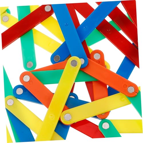 Mikinona 50 Stück Teiliges Magnetisches Kit mit Flexiblen Lernstreifen aus Kunststoff Vielseitige Mathematische Manipulative für Fördert Kreatives Formenbauen und Spielerisches Mikinona 50 Stück Teiliges Magnetisches Kit mit Flexiblen Lernstreifen aus Kunststoff Vielseitige Mathematische Manipulative für Fördert Kreatives Formenbauen und Spielerisches von Mikinona