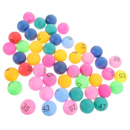 Mikinona 50 Stück Teiliges Nummerierte Raffle Drawing Bälle aus Robustem Kunststoff Kleine Bunte Lotteriekugeln für Partyaktivitäten Wiederverwendbare Spielbälle mit Klarer Mikinona 50 Stück Teiliges Nummerierte Raffle Drawing Bälle aus Robustem Kunststoff Kleine Bunte Lotteriekugeln für Partyaktivitäten Wiederverwendbare Spielbälle mit Klarer von Mikinona