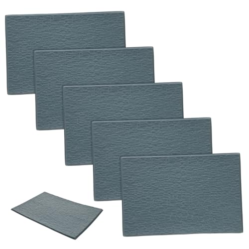 Mikinona 6 Blätter Miniatur Dachziegel Modelle DIY Mini Haus Zubehör Maßstab PVC Langlebig für Puppenhaus Architektur Sandtisch Diorama Basteln Mikinona 6 Blätter Miniatur Dachziegel Modelle DIY Mini Haus Zubehör Maßstab PVC Langlebig für Puppenhaus Architektur Sandtisch Diorama Basteln von Mikinona