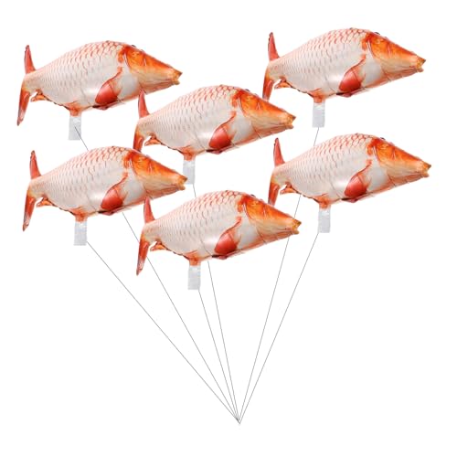 Mikinona 6 Stück Fischförmige Folienballons Einzigartige Partydekoration für Geburtstagsfeiern Hochzeiten und Festlichkeiten und Auffällig für Themenpartys und Feierlichkeiten Mikinona 6 Stück Fischförmige Folienballons Einzigartige Partydekoration für Geburtstagsfeiern Hochzeiten und Festlichkeiten und Auffällig für Themenpartys und Feierlichkeiten von Mikinona