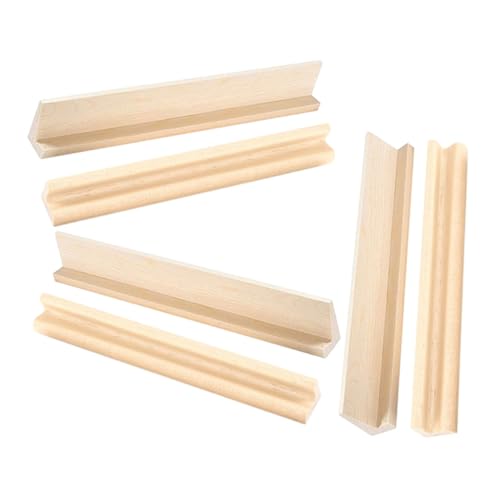 Mikinona 6 Stück Teiliges DIY Holz Domino Tablett Stabile Holzständer für Reise Dominospiele Mahjong und Mexikanische Zug Displays Kreative Buchstabenbasis für Familienbasteln und Mikinona 6 Stück Teiliges DIY Holz Domino Tablett Stabile Holzständer für Reise Dominospiele Mahjong und Mexikanische Zug Displays Kreative Buchstabenbasis für Familienbasteln und von Mikinona