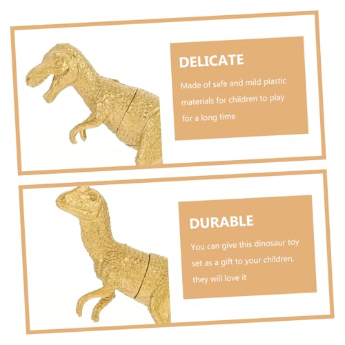 Mikinona 6 Stück Teiliges Miniatur Dinosaurier Figuren aus Robustem Kunststoff Realistische Simulation Detailreiche Dinosaurier Spielzeuge für Dekoration für Zuhause Büro und Garten von Mikinona