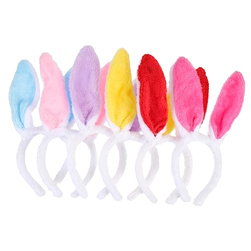 Mikinona 6 Stück Teiliges Plüsch Hasenohren Haarreif Bunte Ostern Party Haarspangen Bunny Cosplay Zubehör für Karneval Festival Kostüm Erwachsene Mikinona 6 Stück Teiliges Plüsch Hasenohren Haarreif Bunte Ostern Party Haarspangen Bunny Cosplay Zubehör für Karneval Festival Kostüm Erwachsene von Mikinona