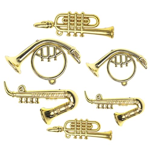 Mikinona 6 Stück Teiliges Saxophone aus Dekorative Musikinstrumente für Puppenhäuser Spielzeuge für Kreative Wohnraumgestaltung Mikinona 6 Stück Teiliges Saxophone aus Dekorative Musikinstrumente für Puppenhäuser Spielzeuge für Kreative Wohnraumgestaltung von Mikinona